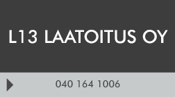 L13 Laatoitus Oy logo